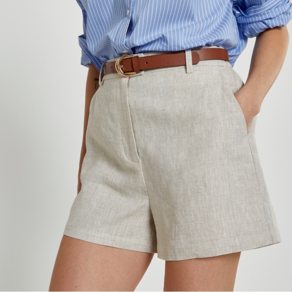 Boden Beige Women's Shorts